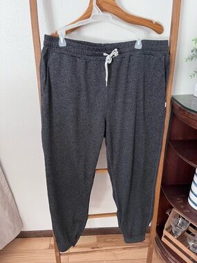 Vuori Dark Charcoal Drawstring Joggers